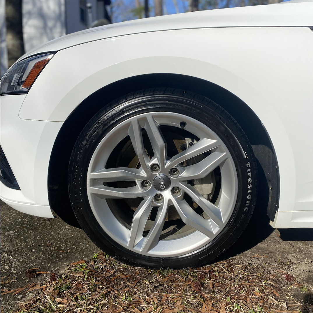 Audi wheels and tires detailed